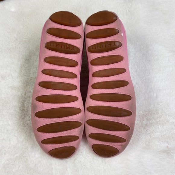 Tsubo Pink Leather Driving Loafers, size 10 - Picture 11 of 13